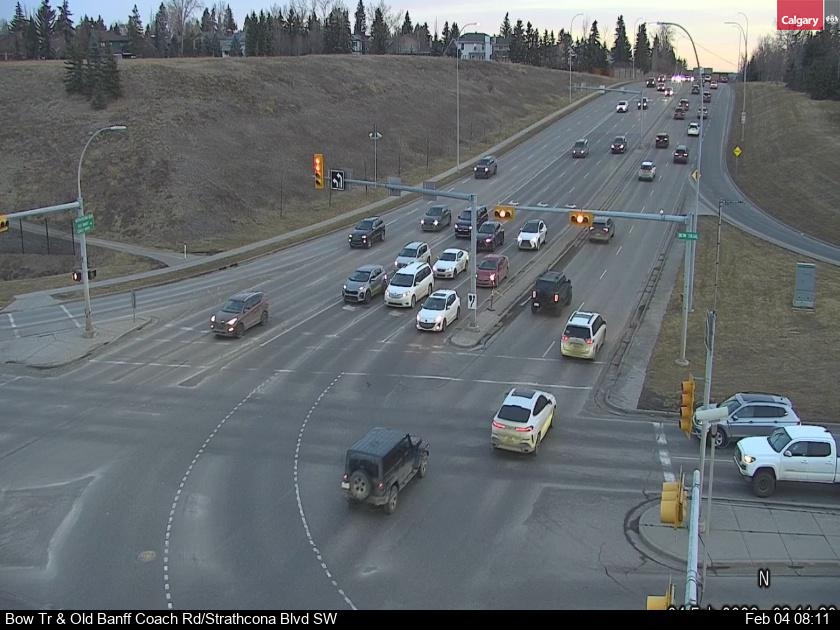 Bow Trail & Old Banff Coach Rd SW / Strathcona Blvd SW