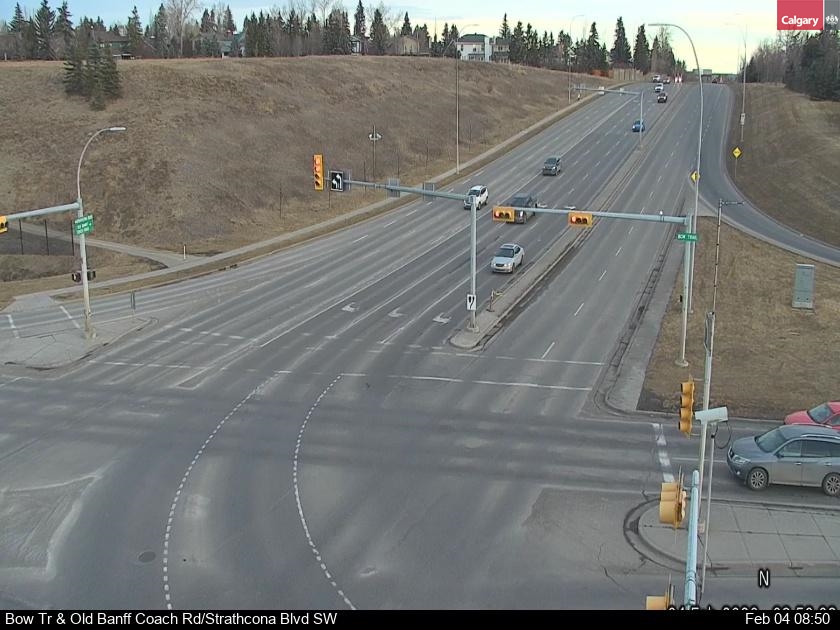 Bow Trail & Old Banff Coach Rd SW / Strathcona Blvd SW