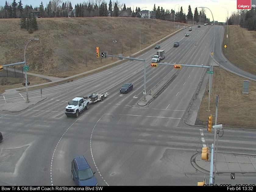 Bow Trail & Old Banff Coach Rd SW / Strathcona Blvd SW