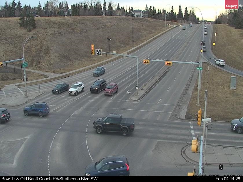 Bow Trail & Old Banff Coach Rd SW / Strathcona Blvd SW