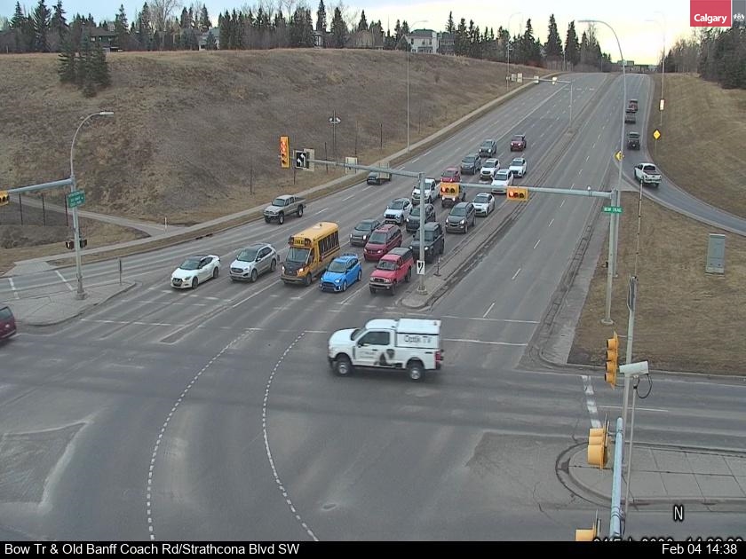 Bow Trail & Old Banff Coach Rd SW / Strathcona Blvd SW