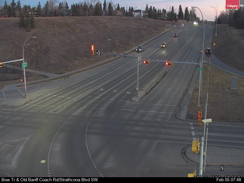 Bow Trail & Old Banff Coach Rd SW / Strathcona Blvd SW