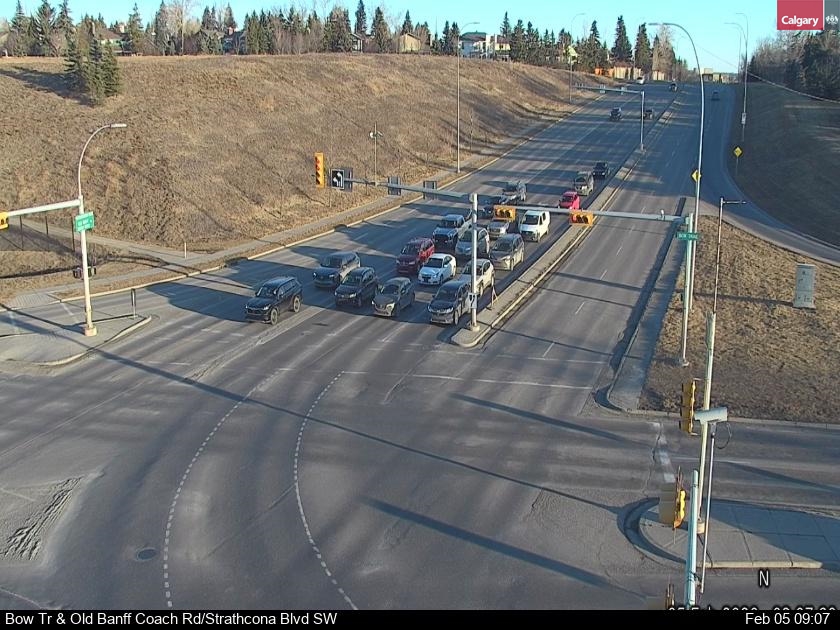 Bow Trail & Old Banff Coach Rd SW / Strathcona Blvd SW