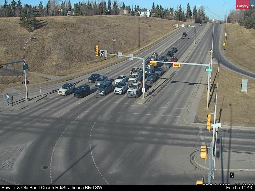 Bow Trail & Old Banff Coach Rd SW / Strathcona Blvd SW