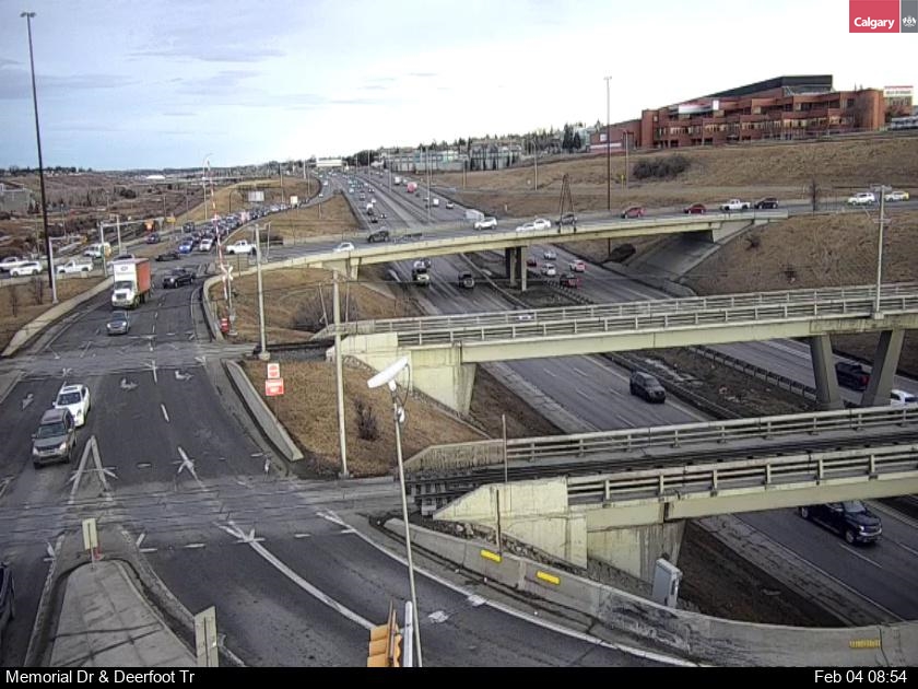 Memorial Drive / Deerfoot Trail SE