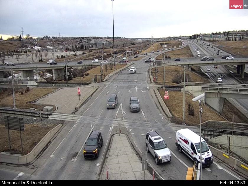 Memorial Drive / Deerfoot Trail SE