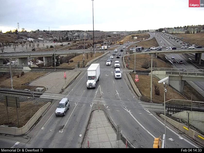 Memorial Drive / Deerfoot Trail SE