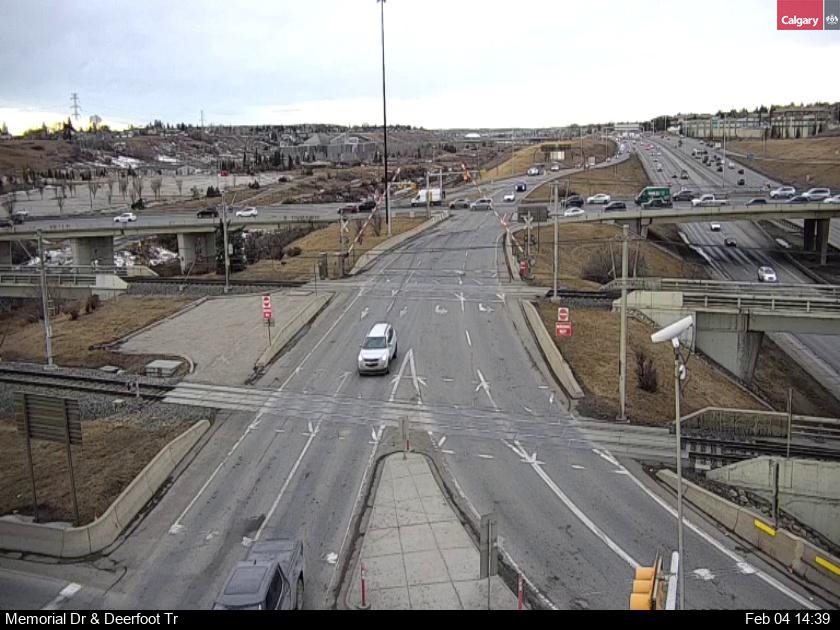 Memorial Drive / Deerfoot Trail SE