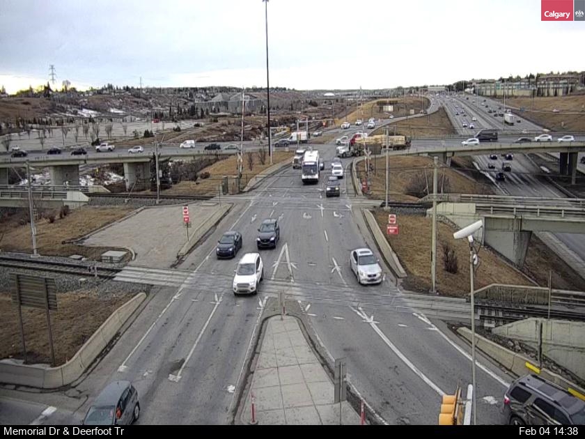 Memorial Drive / Deerfoot Trail SE