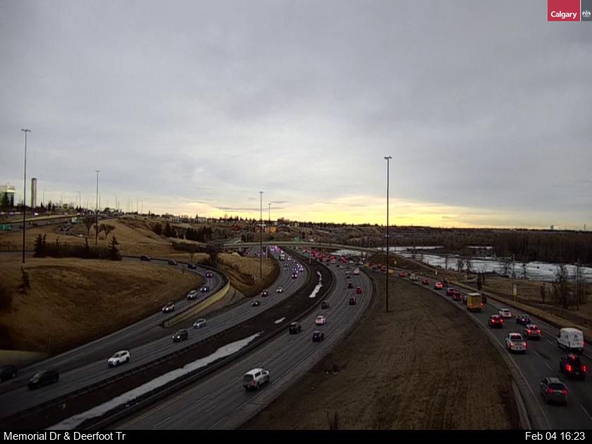 Memorial Drive / Deerfoot Trail SE