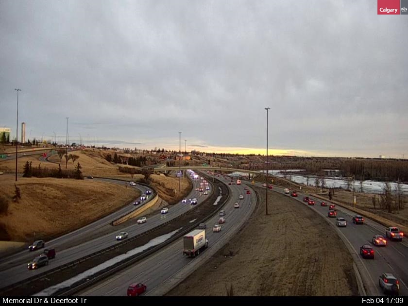 Memorial Drive / Deerfoot Trail SE