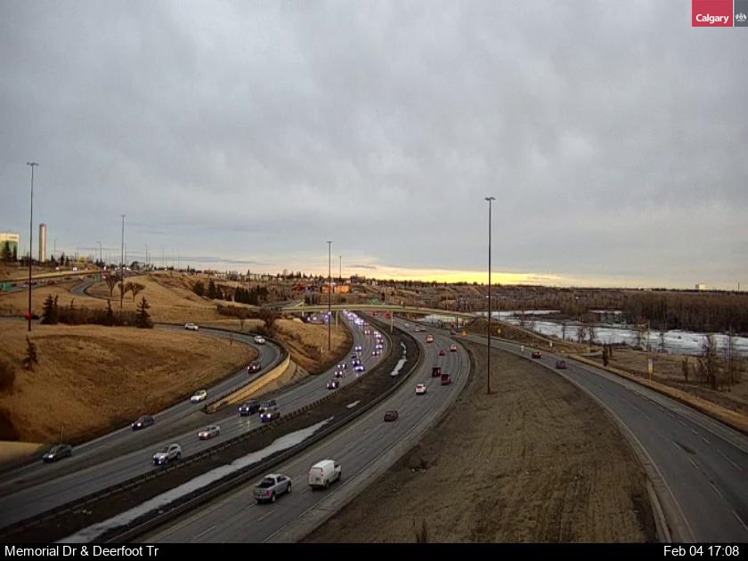 Memorial Drive / Deerfoot Trail SE