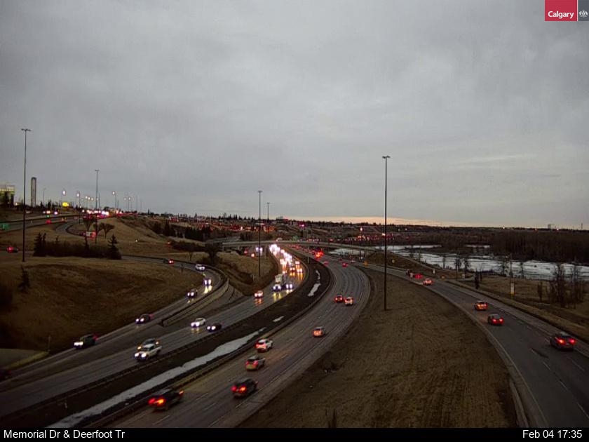 Memorial Drive / Deerfoot Trail SE