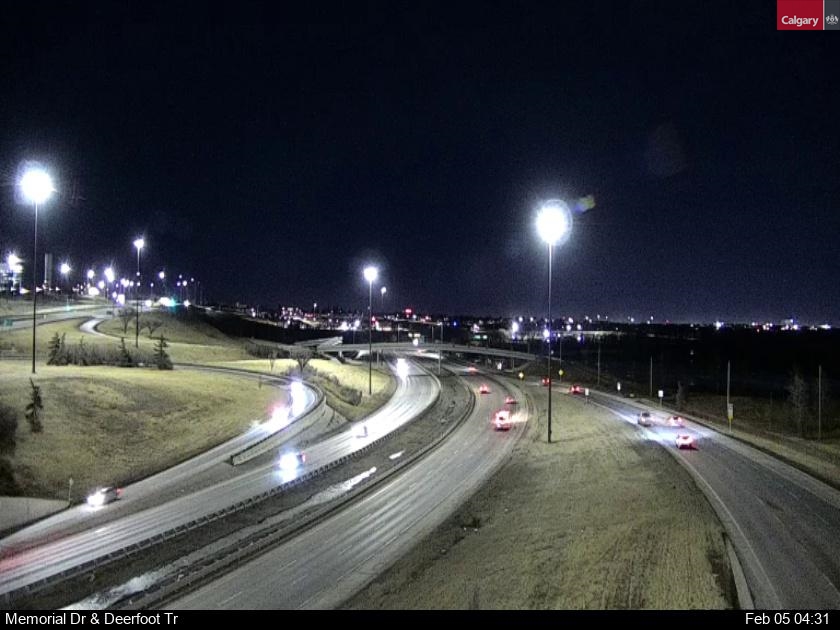 Memorial Drive / Deerfoot Trail SE