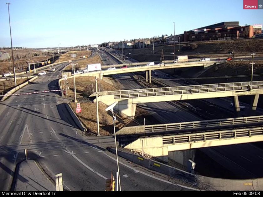 Memorial Drive / Deerfoot Trail SE