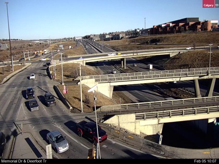 Memorial Drive / Deerfoot Trail SE