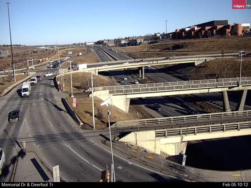 Memorial Drive / Deerfoot Trail SE