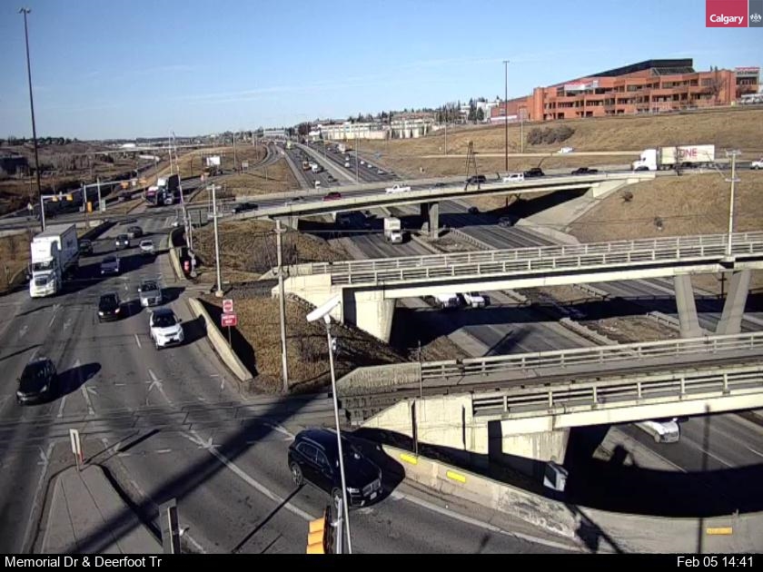 Memorial Drive / Deerfoot Trail SE