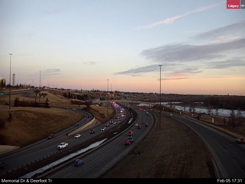 Memorial Drive / Deerfoot Trail SE