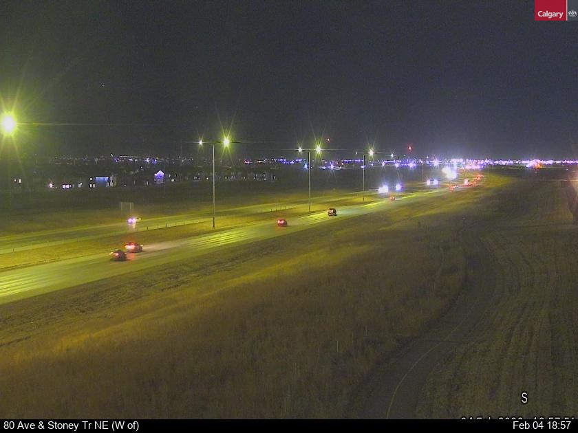 80 Ave / Stoney Tr NE (West of)