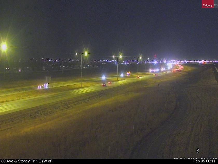 80 Ave / Stoney Tr NE (West of)