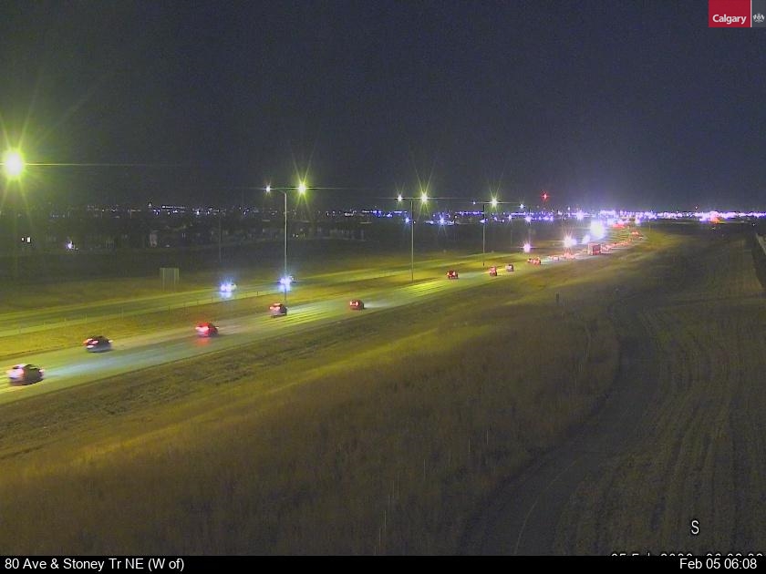 80 Ave / Stoney Tr NE (West of)