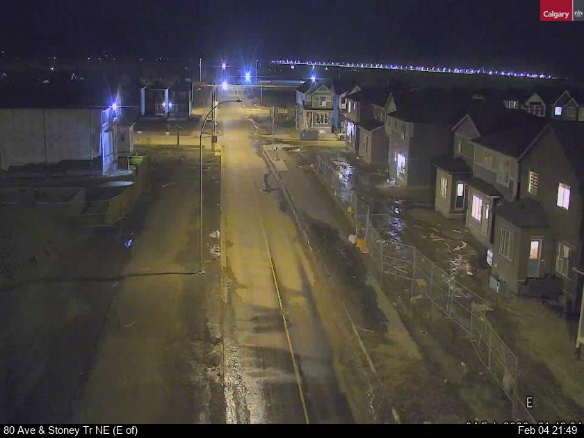 80 Ave / Stoney Tr NE (East of)