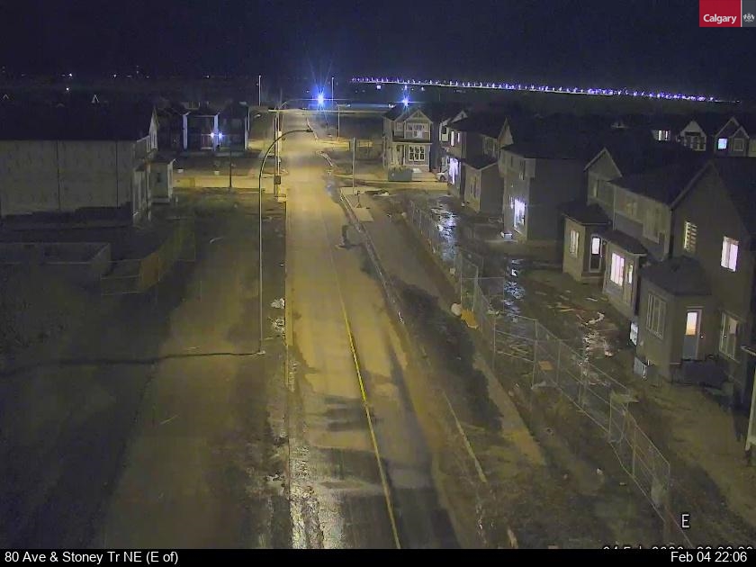 80 Ave / Stoney Tr NE (East of)