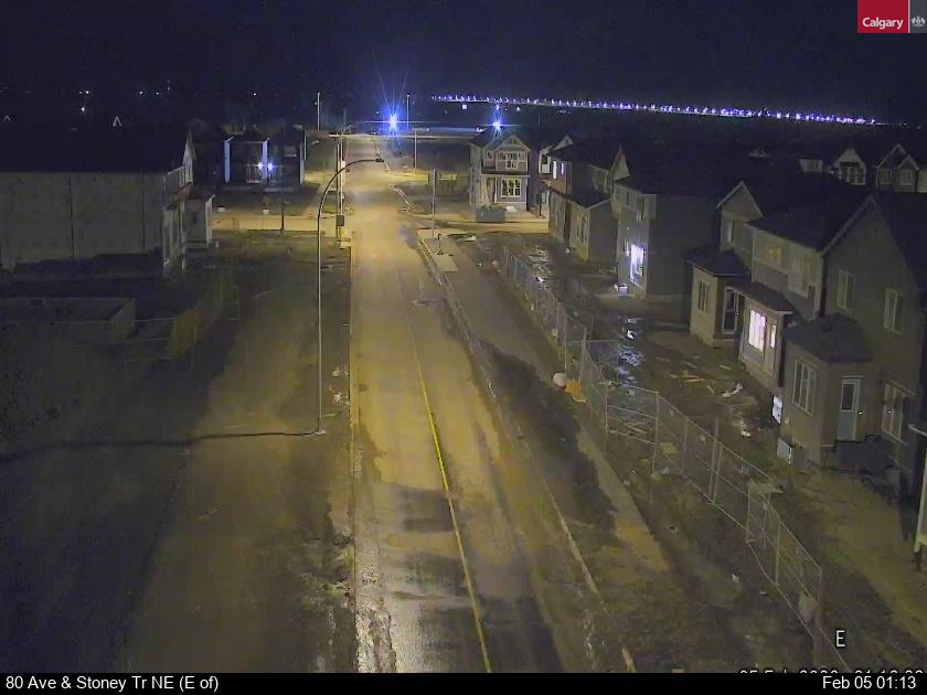 80 Ave / Stoney Tr NE (East of)