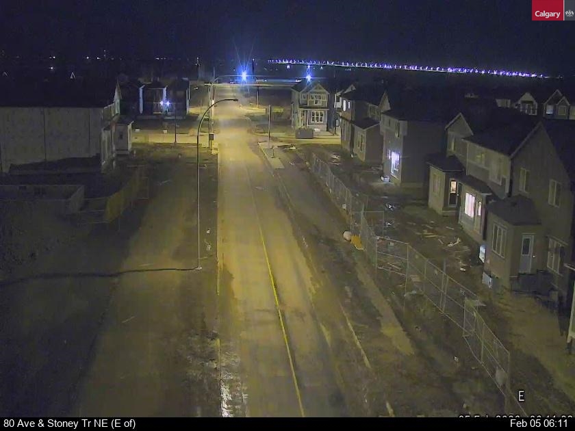 80 Ave / Stoney Tr NE (East of)