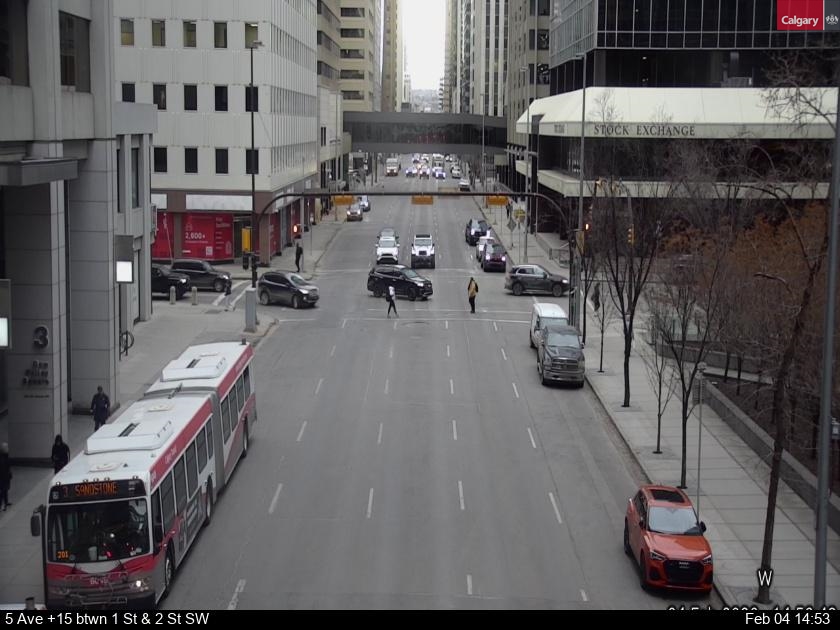 5 Avenue btw 1 Street & 2 Street SW