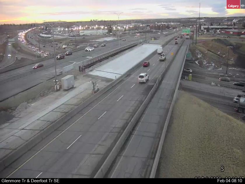 Glenmore Trail / Deerfoot Trail SE
