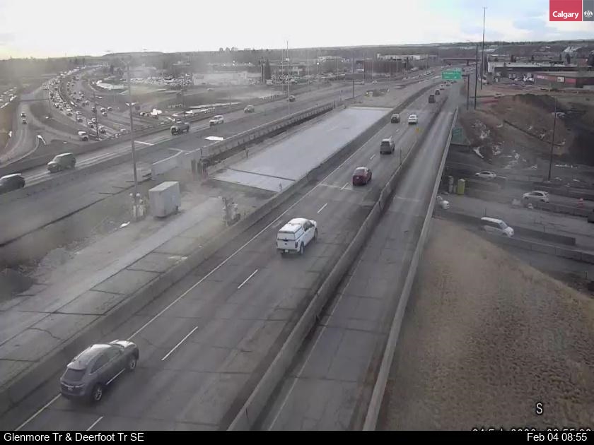 Glenmore Trail / Deerfoot Trail SE