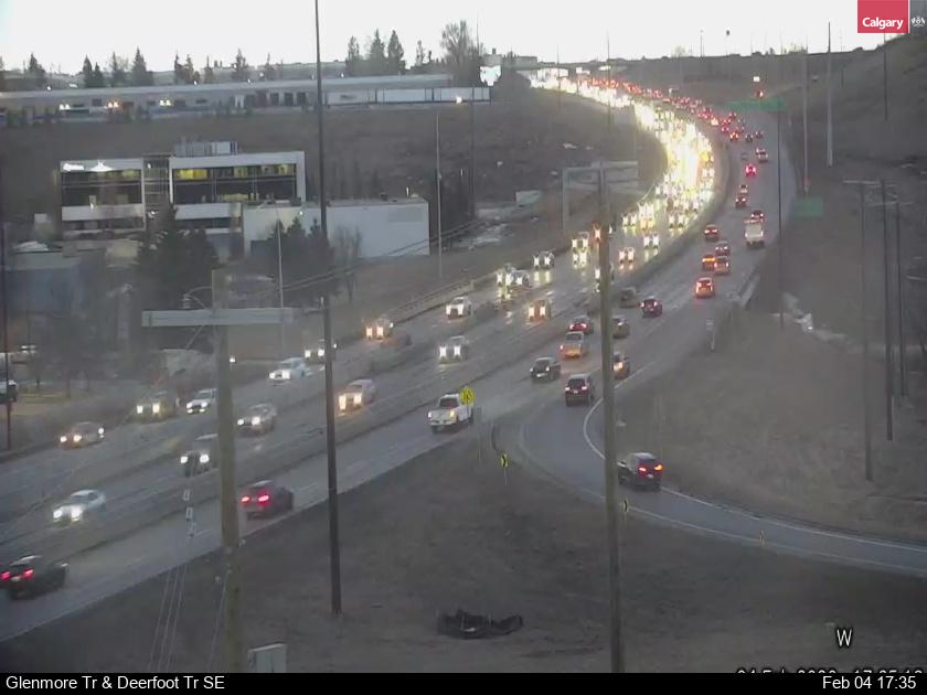 Glenmore Trail / Deerfoot Trail SE
