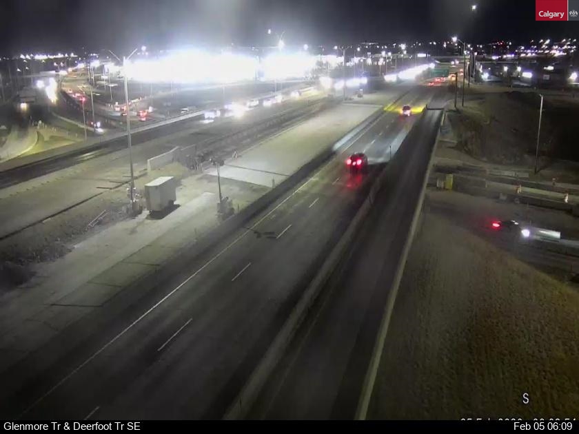 Glenmore Trail / Deerfoot Trail SE