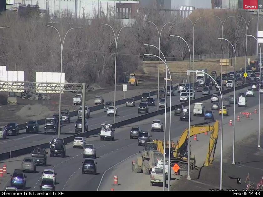 Glenmore Trail / Deerfoot Trail SE