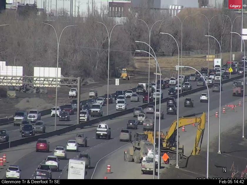 Glenmore Trail / Deerfoot Trail SE
