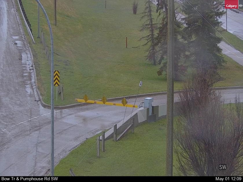 Webcam of Bow Trail at PumpHouse Road