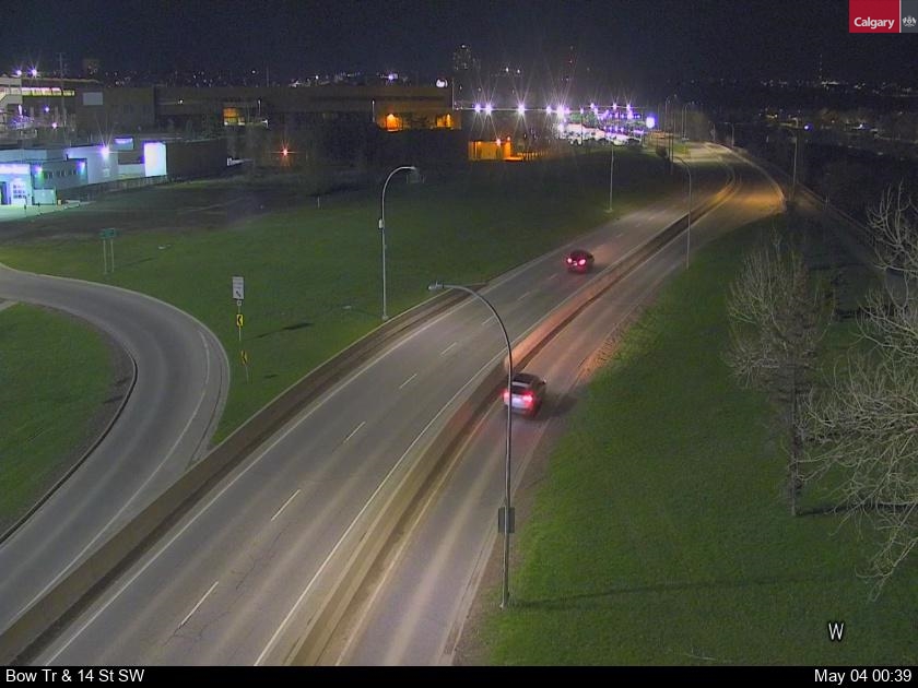 Webcam of Bow Trail at 14 St