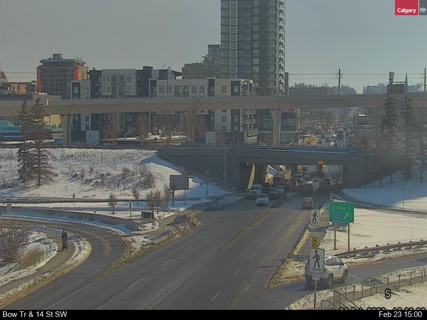 Bow Trail and 14 Street SW