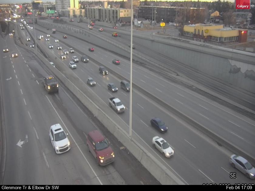 Glenmore Trail / Elbow Drive SW (East)