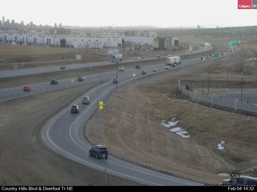 Country Hills Blvd / Deerfoot Trail NE