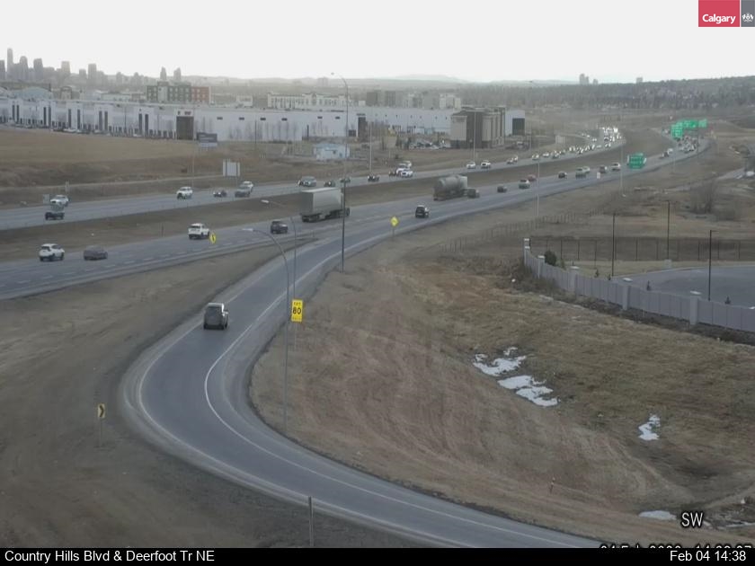 Country Hills Blvd / Deerfoot Trail NE