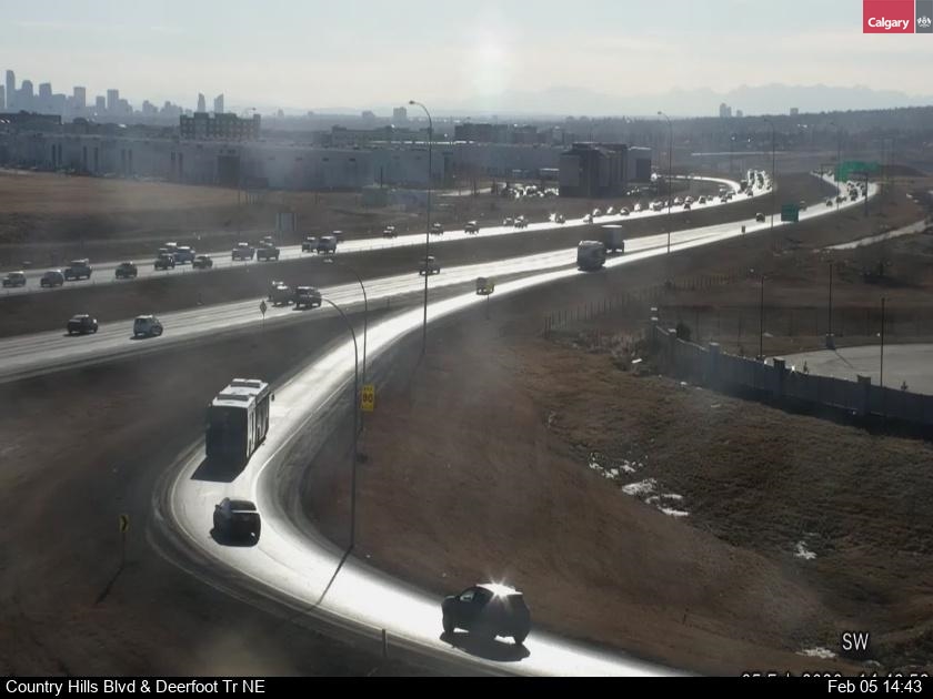 Country Hills Blvd / Deerfoot Trail NE