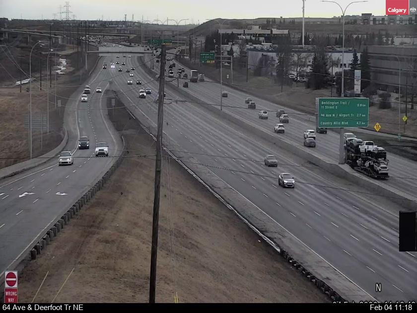 64 Avenue / Deerfoot Trail NE