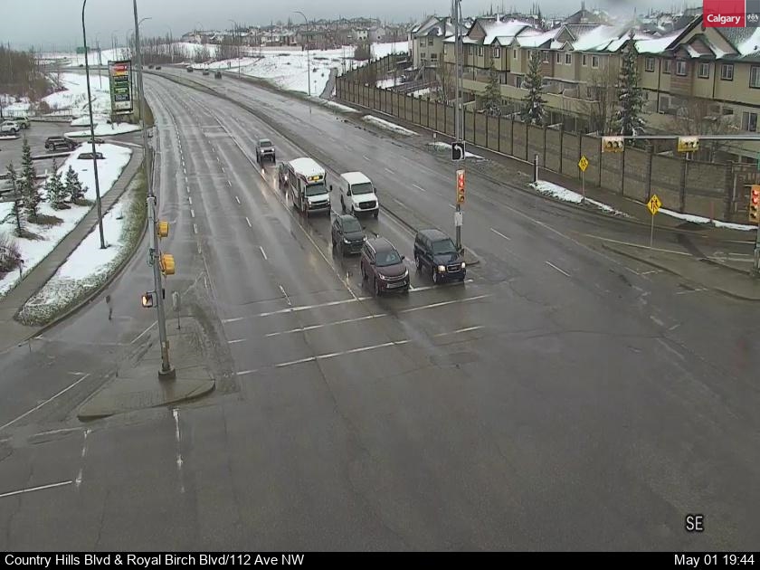 Webcam of Country Hills Boulevard at Royal Birch