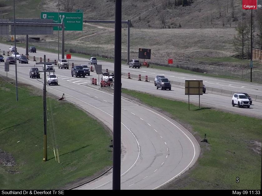 Southland Drive / Deerfoot Trail SE Traffic Camera